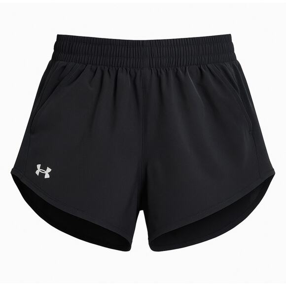 Under Armour HeatGear Black Running Shorts Women’s Medium Loose Fit Pockets - Picture 1 of 7